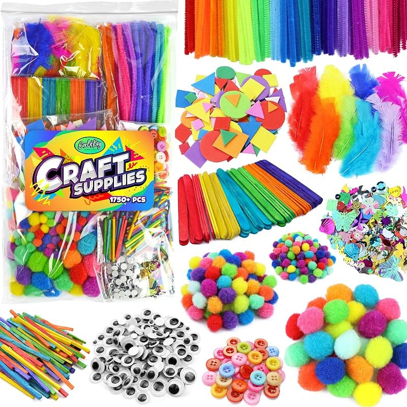 Arts & Crafts Supplies Kits & Materials Set for Kids, Toddler - Carl & Kay — Craft pack for craft kit