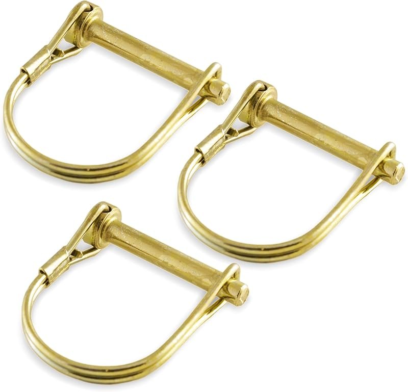 PTO Round Shaft Locking Trailer Hitch Pin 1/4" x 1-1/2" (Pack of 3) — implement-pin-for-home for implement pin compact