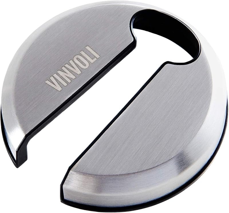 VINVOLI Wine Foil Cutter - Luxury Stainless Steel Wine Foil Cutter Tool - Foil Cutter for Wine Bottles - Wine Cutter