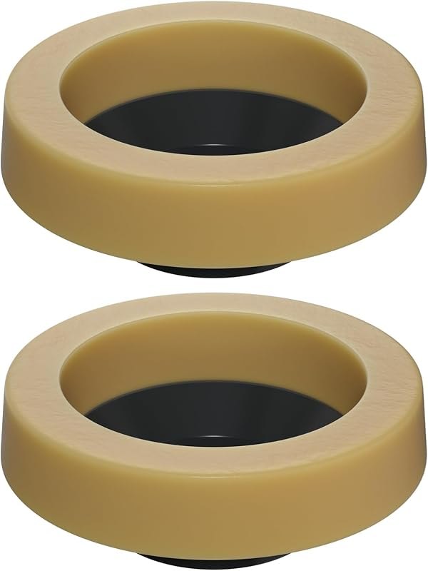 Hibbent 2 Pack Wax Rings for Toilet, Fits 3-inch and 4-inch Waste Line — toilet wax ring heavy duty for toilet wax ring