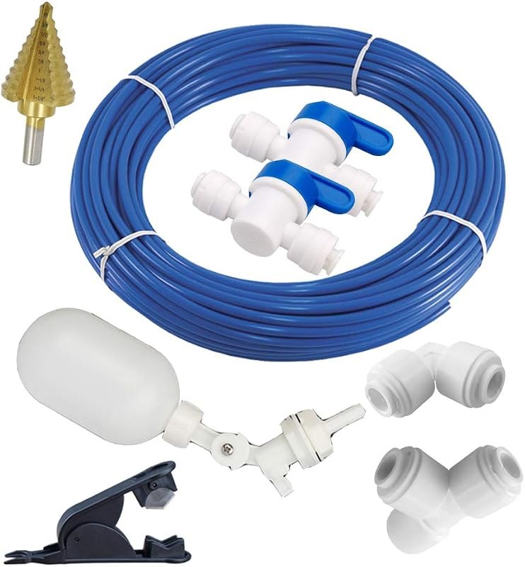 PureSec-CMK01 Coffee Maker AutoFill Kit Filtered Water Auto Refill DIY Kit Coffee Machine Water Line Kit Direct Water