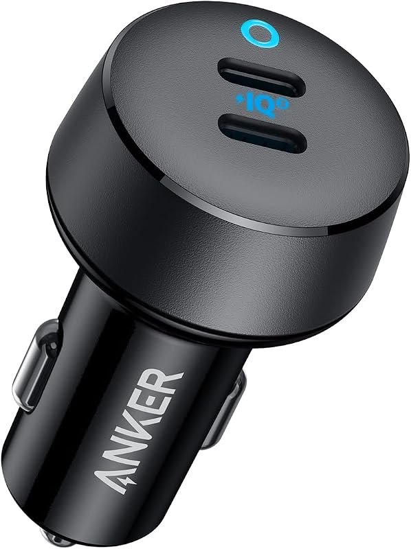 Anker 40W 2-Port PowerIQ 3.0 USB C Fast Charging Car Charger — charger for best car organizer under 40