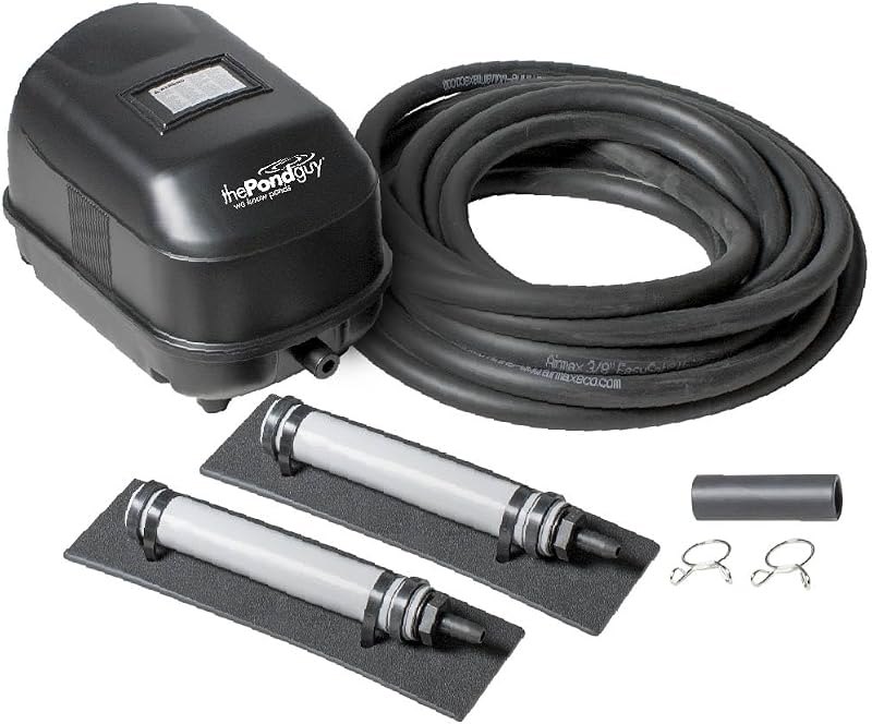 The Pond Guy Pond Aerator 2 Complete Aeration Kit for Koi Fish Ponds — pond-deicer-kit for pond deicer durable heavy