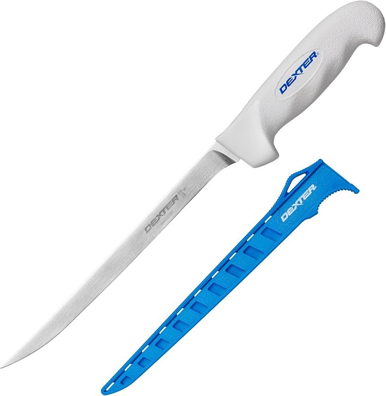 Dexter Outdoors SOFGRIP 8" Flexible Fillet Knife with Edge Guard — best filet knife for filet knife durable heavy duty