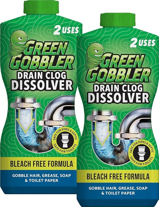 Green Gobbler Drain Clog Dissolver — septic safe drain for enzyme drain cleaner