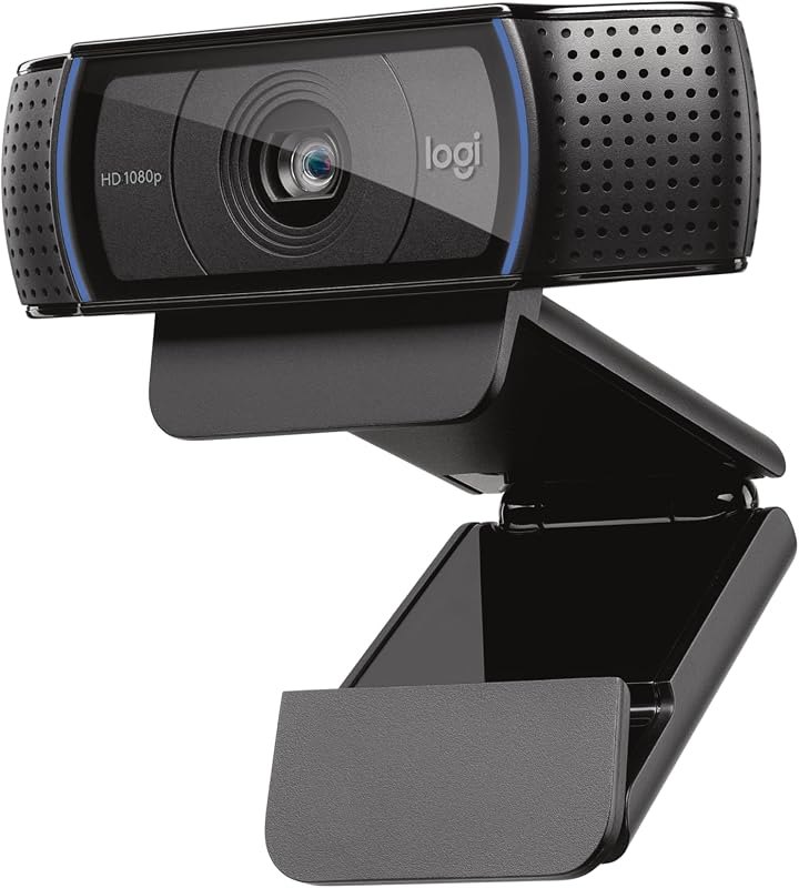 Logitech — 1080p for best webcam for zoom travel compact