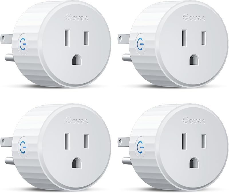 Govee Smart Plug, WiFi Outlet Compatible with Alexa & Google Assts, 4 pcs — Home Automation for home for home automation