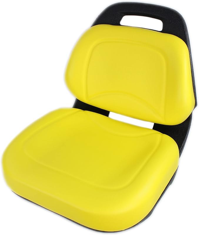 E-AUC11188 Deluxe Yellow Seat for John Deere Lawn Tractors X360, X340, X324, X320, X300R, X304, X300, X305R, X310