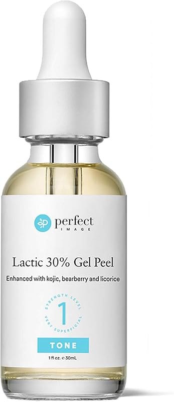 Lactic Gel Peel - Enhanced with Kojic, Bearberry, Licorice, and Botanicals (30% Strength) — lactic acid exfoliant