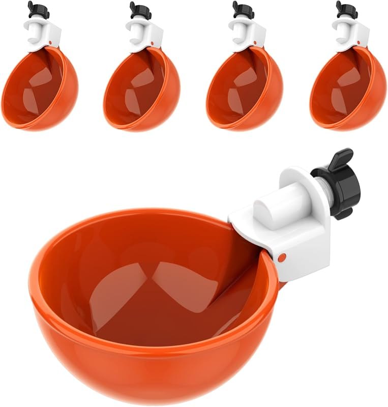 Lil'Clucker Large Automatic Chicken Waterer Cups — chicken nipple waterer heavy duty for chicken nipple waterer