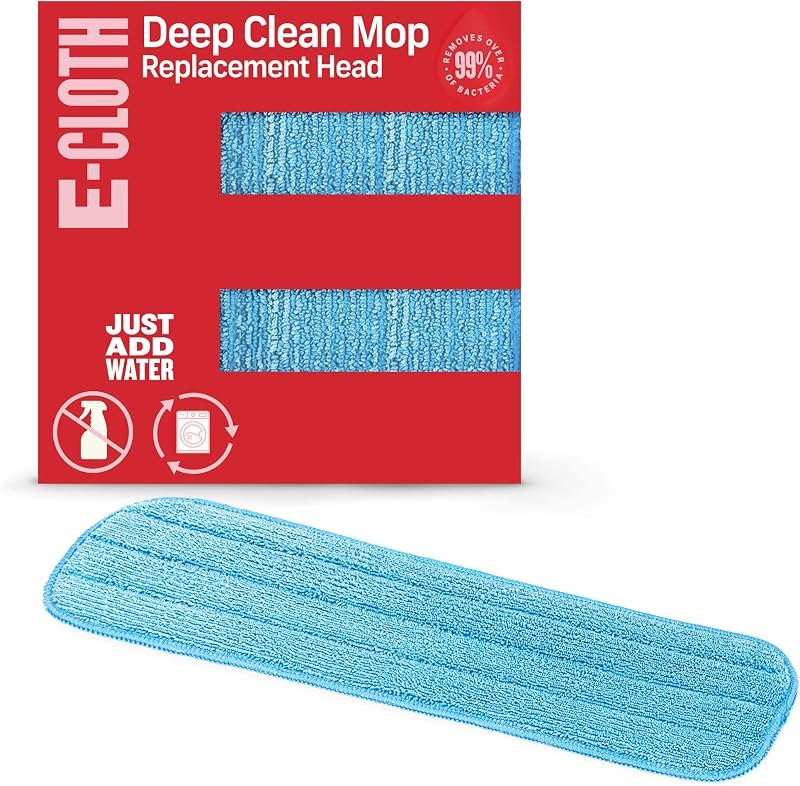 E-Cloth Mop Head Replacement, Reusable Mop Pads - 1 Pack — Cloths, mops, and cleaners that do t for cloths mops