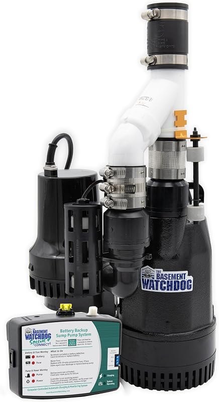 The Basement Watchdog Combo Preassembled Primary & Battery Backup Sump Pump System w/Monitoring Controller (CITS-50)
