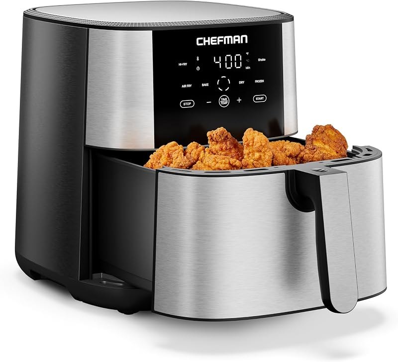 Chefman Air Fryer 8 Qt — xl for best air fryer travel compact
