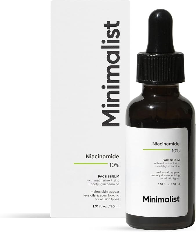 Minimalist Niacinamide 10% + Zinc Face Serum for Enlarged Pores & Excess Oil — niacinamide serum no leak for