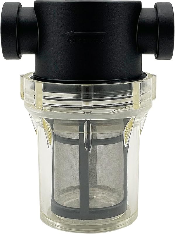 3/4" Female NPT in-Line Strainer with 100 mesh Stainless Steel Filter Screen (3/4“ 100 Mesh) — pump-prefilter for pond