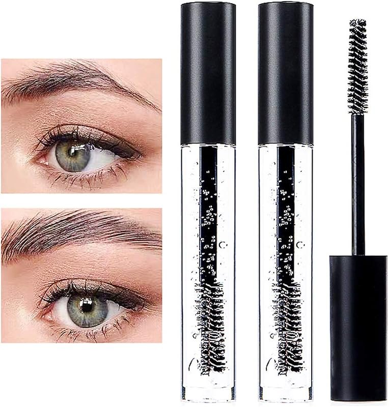 DAGEDA 2Pcs Clear Eyebrow Setting Gel, Waterproof Brow Fix Gel, Non-sticky — clear brow gel kit for clear brow gel