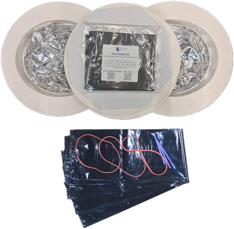 Laveo by Dry-Flush 3-pack Cartridge Refill Set — RV refill for best