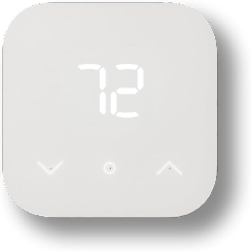 Smart Thermostat, Save money and energy, Works with Alexa and Ring, C-wire required — Home Automation amazon for home