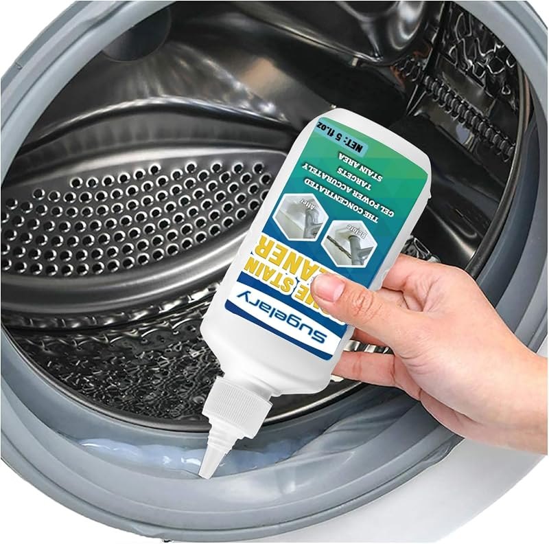 Sugelary Mold Stain Cleaner, 5 fl oz Mold Stain Cleaner Gel for Washing Machine, Home Stain Cleaning Gel for Fridge