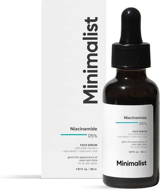Minimalist 5% Niacinamide Face Serum with Hyaluronic Acid for Clear Skin — niacinamide serum replacement for