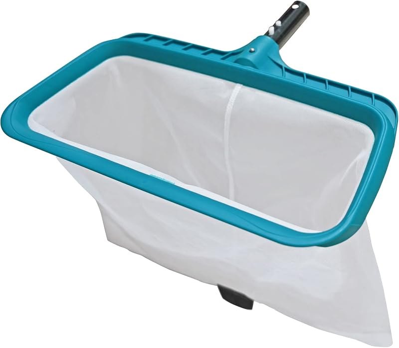 POOLWHALE Pool Skimmer Leaf Rake Net, Fine Mesh Deep Nylon Bag (Not Pole) — best-pond-netting for pond netting no