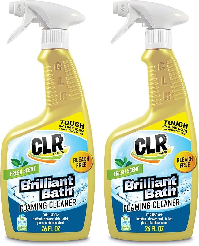Brilliant Foaming Action Bathroom Cleaner 26 oz. Bottle Pack of 2 — clr cleaner for clr cleaner under 30 budget