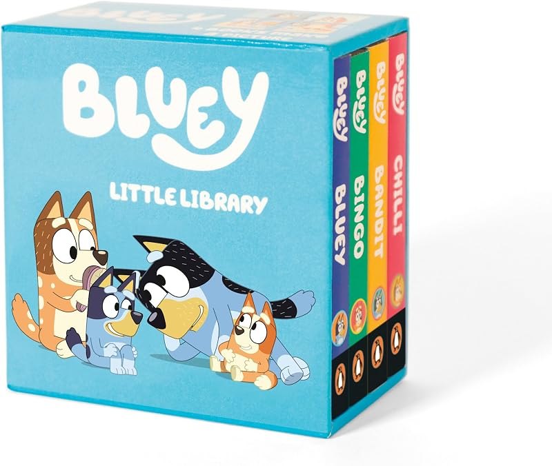 Bluey: Little Library 4-Book Box Set — Books pack for books essentials