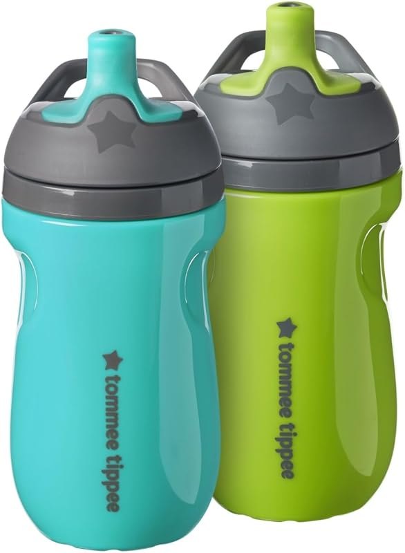Tommee Tippee Toddler Sippy Cup, Sporty Spout, 1-3 Years, Insulated — Monitors, bottles, and kid gear with for