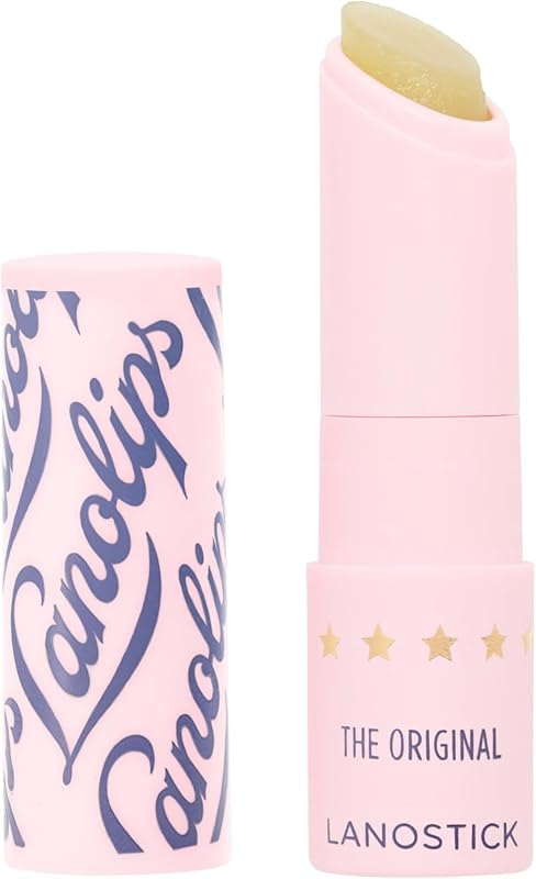 Lanolips Lanostick - Moisturizing Lanolin Lip Balm Stick for Dry, Cracked Lips - Moisturizer with Lanolin, Castor Oil