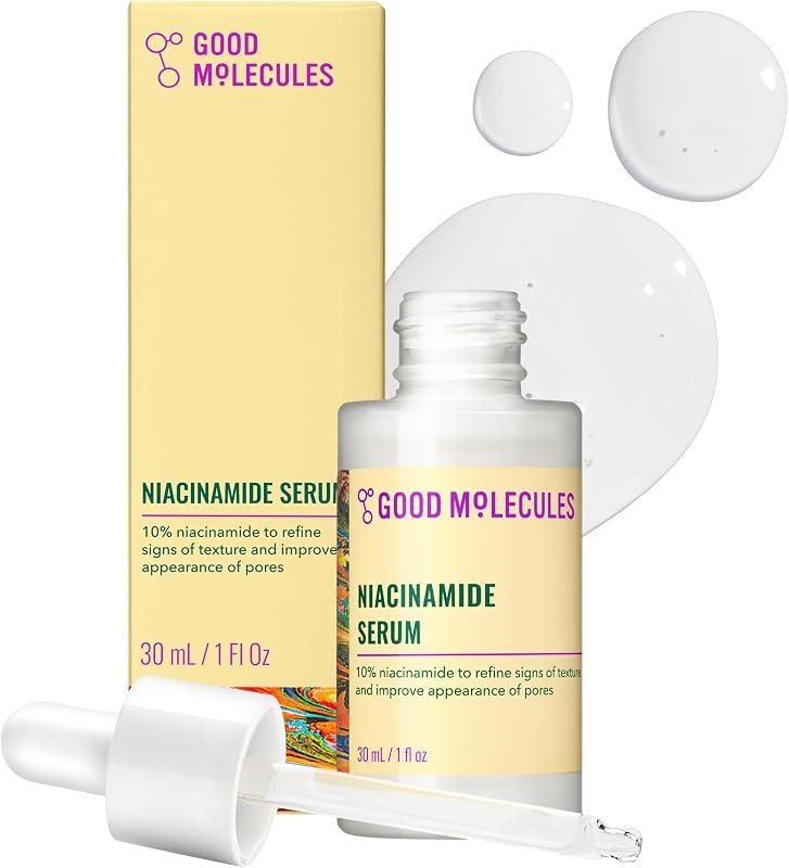 Good Molecules Niacinamide Serum 10%, Pore & Texture Serum, 1 fl oz — niacinamide serum for niacinamide serum under 30