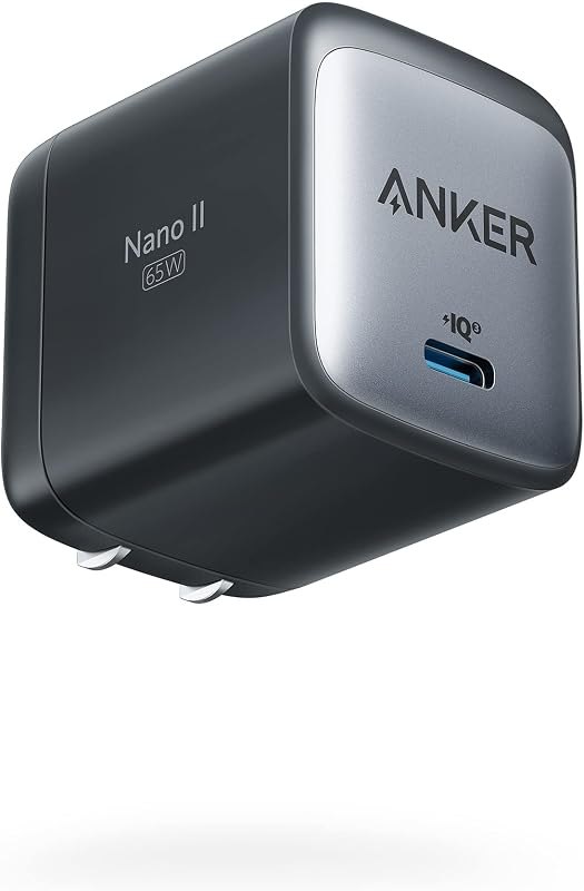 Nano USB C Charger,65W GaN II PPS Fast Compact Foldable Charger for MacBook Pro, Galaxy, Dell, iPhone 17/16, iPad Pro