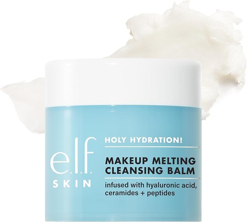 e.l.f. SKIN Holy Hydration! Makeup Melting Cleansing Balm, 2 oz