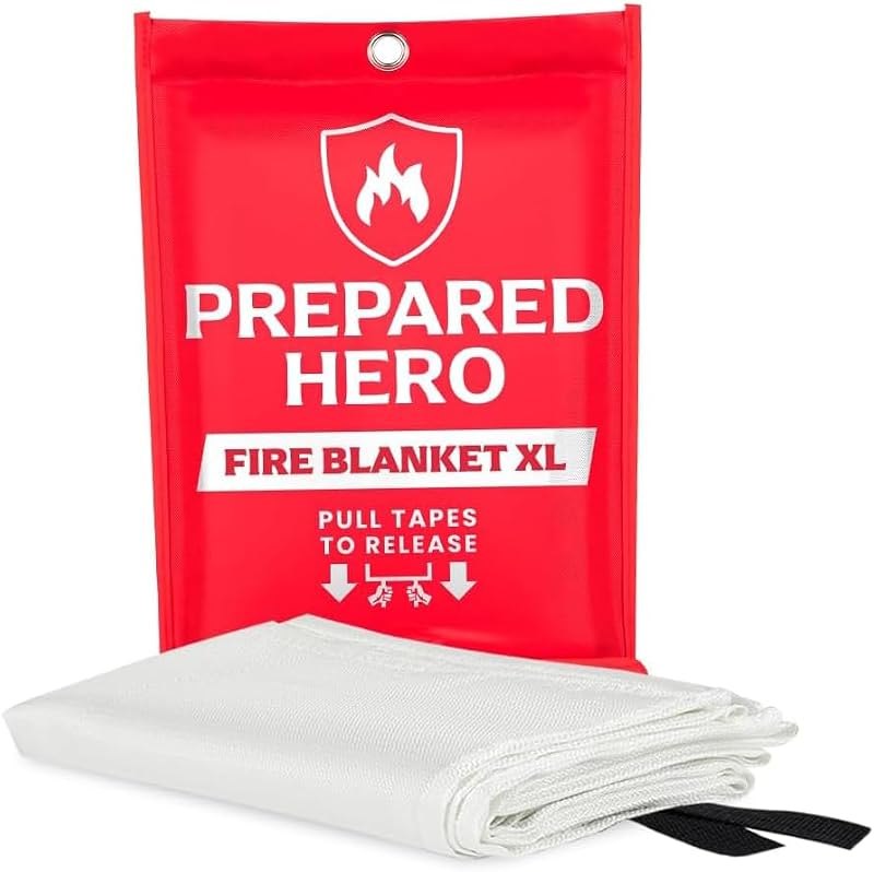 Prepared Hero — fire blanket kitchen amazon for fire blanket kitchen durable heavy duty