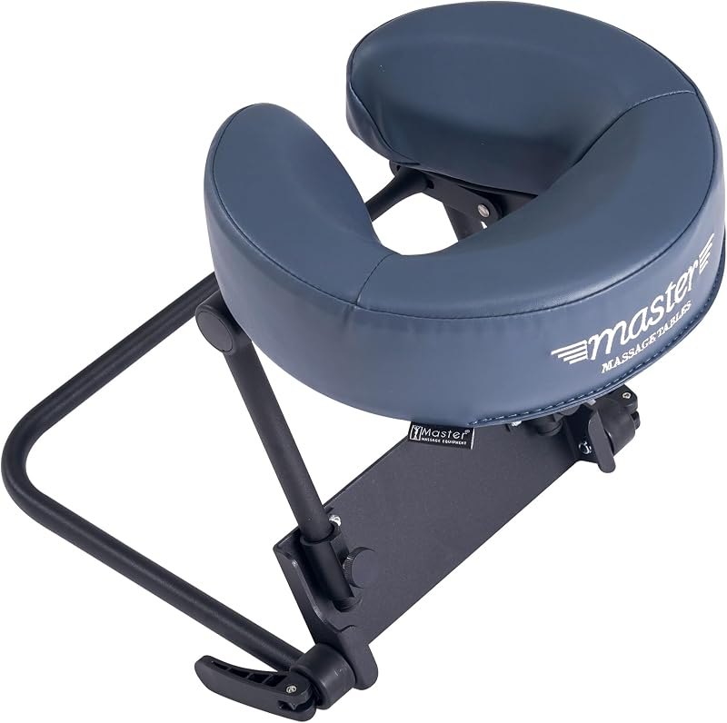Master Massage Adjustable Headrest Massage Kit for Home - Includes Face Pillow Cradle and Cushion Support Bracket for
