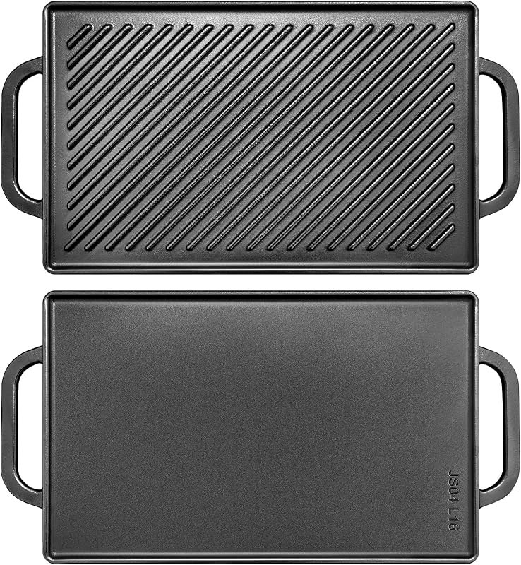 GGC Cast Iron Reversible Griddle — griddle for best cast iron skillet under 40