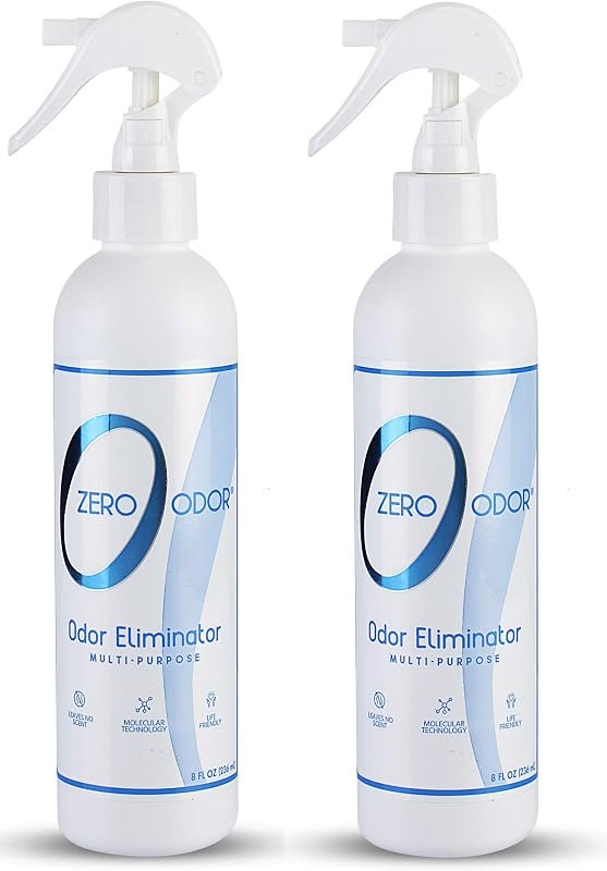 Zero Odor Multi-Purpose Odor Eliminator, Fabric & Room Deodorizer, 2 Pack — odor eliminator spray pack for odor
