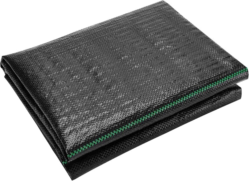 5 x 30 Feet Weed Barrier Fabric Garden Landscape Weed Blocker Woven Fabric Heavy Duty Ground Cover Mat — landscape