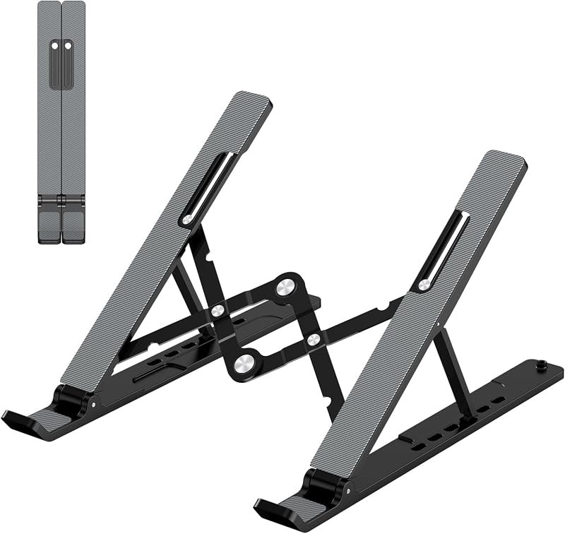 Adjustable Laptop Stand, Portable Laptop Riser for Desk — portable for best laptop stand best rated