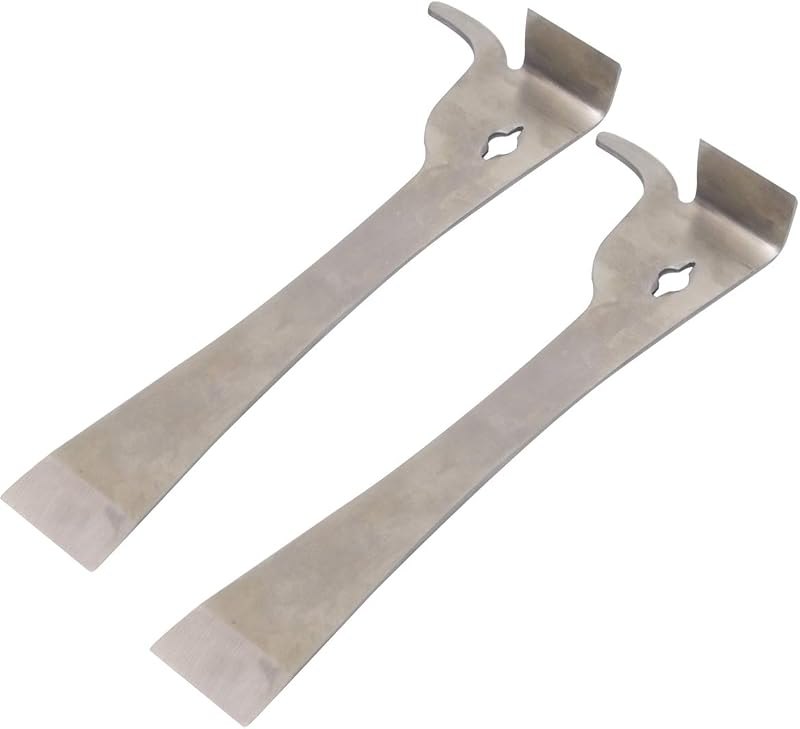 Hive Scraper Tool 2pcs J-Hook Stainless Steel Beekeeping Tool — hive tool pack for hive tool durable heavy duty