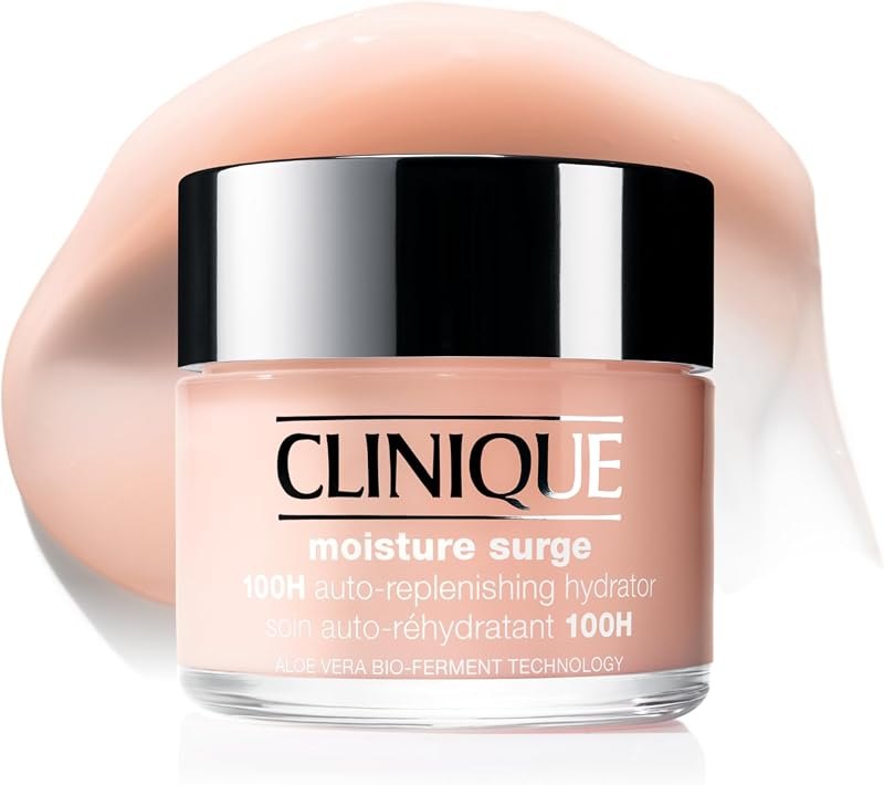 Clinique Moisture Surge 100H Auto-Replenishing Hydrator Oil Free Face Moisturizer — non comedogenic moisturizer no