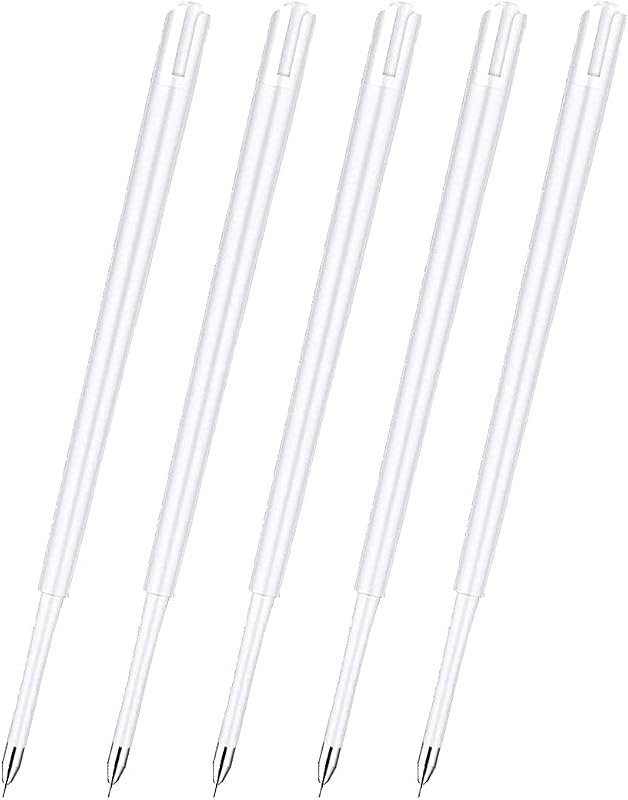 5 pcs Refill for Weeding Pen 3.9inch Fine Point Retractable Craft Vinyl Weeding Tools Air Bubble Remove Release Pin