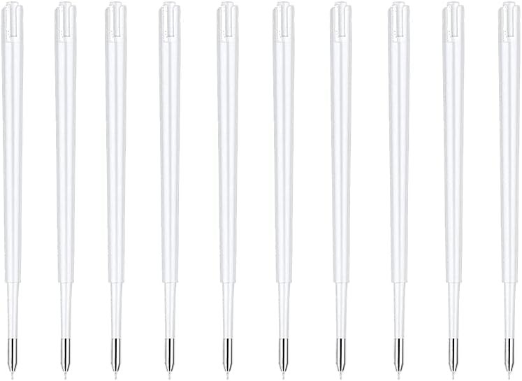 10 Pcs Pin Pen Refills, Precision Needle Refill 3.9 inch for Craft Weeding Pen Air Release Pen Tool pinpen Replacement