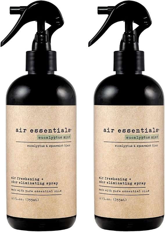 Air Essentials 12 oz Air Freshener & Odor Eliminator Spray - Neutralize Odors from Smoke, Pets, Food & Garbage in