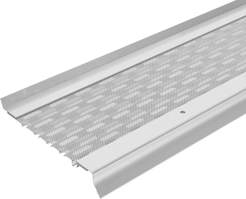 Micromesh Gutter Guards, 5 Inch, 100 FT, Stainless Mesh, White — best gutter guard for gutter guard durable heavy duty