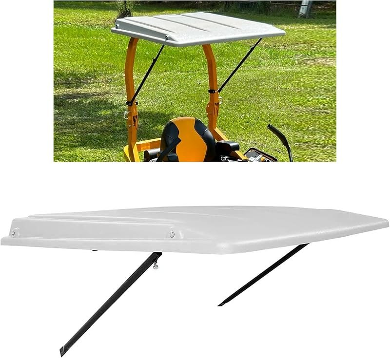 ECOTRIC Lawn Tractor Sun Shade Top Canopy Compatible with John Deere — tractor-canopy for tractor canopy compact small
