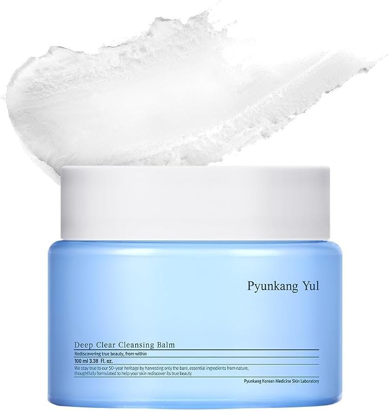 Pyunkang Yul PKY Deep Clear Cleansing Balm, All in One Facial Cleanser for Heavy Makeup Removal, Moisturized Finish