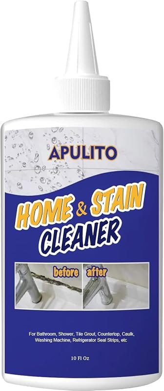 APULITO Household Cleaner Gel for Bathroom Shower Kitchen Tile Grout, Sinks Countertops 10 Fl Oz (Pack of 1) — grout