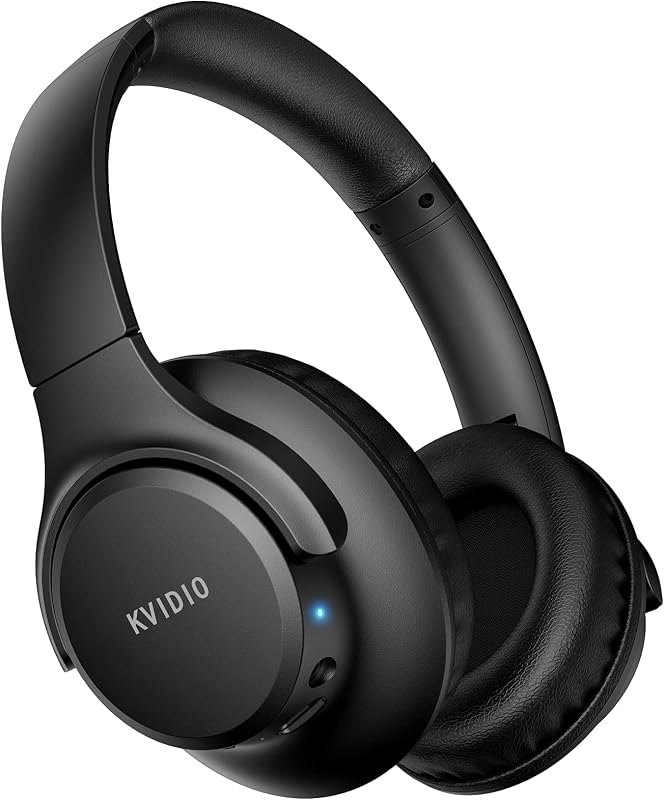 KVIDIO Bluetooth Headphones Wireless Over Ear Headsets 65H Playtime — Earbuds, headphones, and speakers wo for earbuds
