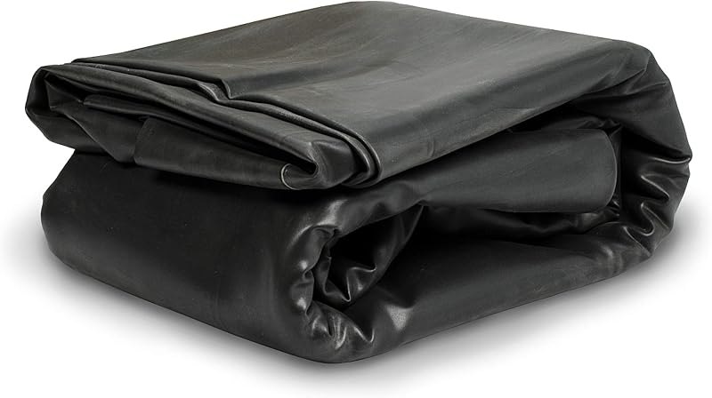 Aquascape PRO Grade 45 MIL EPDM Fish-Safe Pond and Fountain Liner, 10-ft x 10-ft, 100 sq ft, Black —