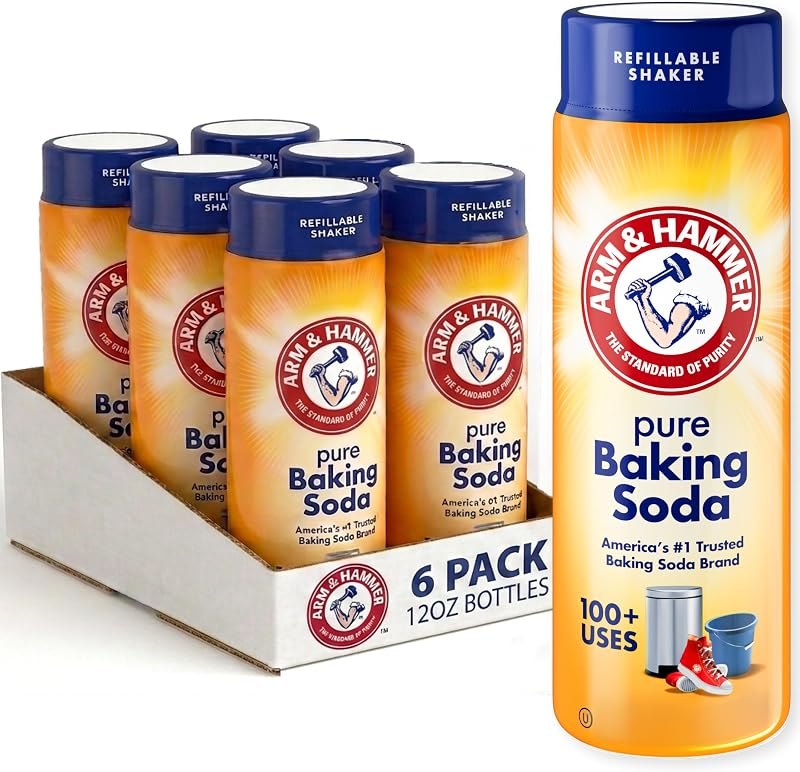 Arm & Hammer Pure Baking Soda Shaker - 12 Oz - (Pack of 6) — Baking refill for best Baking